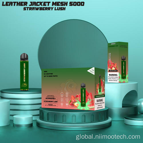 Vape Brand Stock Brand Leather Jacket Mesh Vape 5000 Puffs Supplier